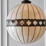 Brindleigh Medium Globe Tiffany Pendant - Multicoloured