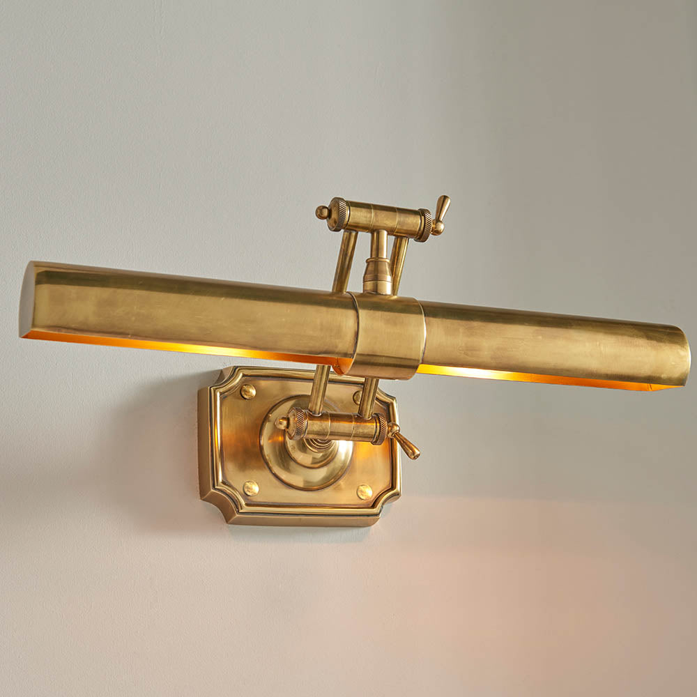 Larchdale 51cm Picture Light - Solid Brass