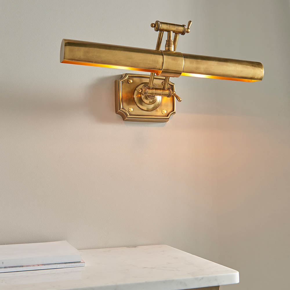 Larchdale 51cm Picture Light - Solid Brass