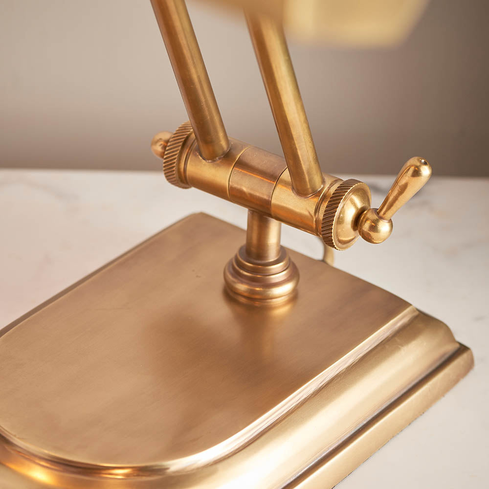 Larchdale Table Lamp - Solid Brass