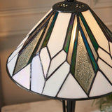 Larkbury Small Tiffany Table Lamp - Black