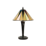 Wistcombe Star Small Tiffany Table Lamp - Multicoloured