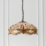 Alderworth Medium 3 Light Tiffany Pendant - Beige