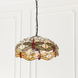 Alderworth Medium 3 Light Tiffany Pendant - Beige