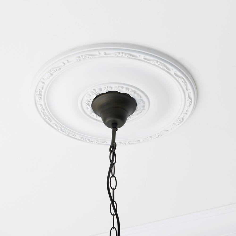 Alderworth Medium 3 Light Tiffany Pendant - Beige