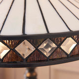 Brindleigh Medium Tiffany Table Lamp - Multicoloured