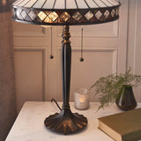 Brindleigh Medium Tiffany Table Lamp - Multicoloured