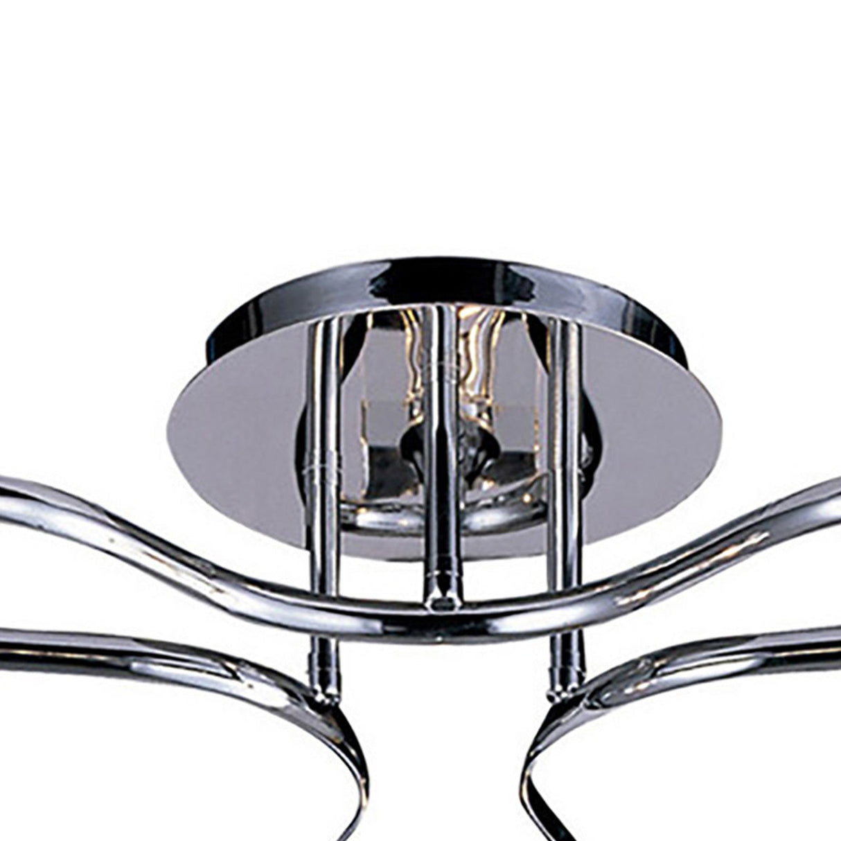 Sisco 3 Light Semi-Flush Ceiling Light – Polished Chrome