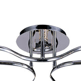 Sisco 3 Light Semi-Flush Ceiling Light – Polished Chrome