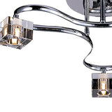 Sisco 3 Light Semi-Flush Ceiling Light – Polished Chrome