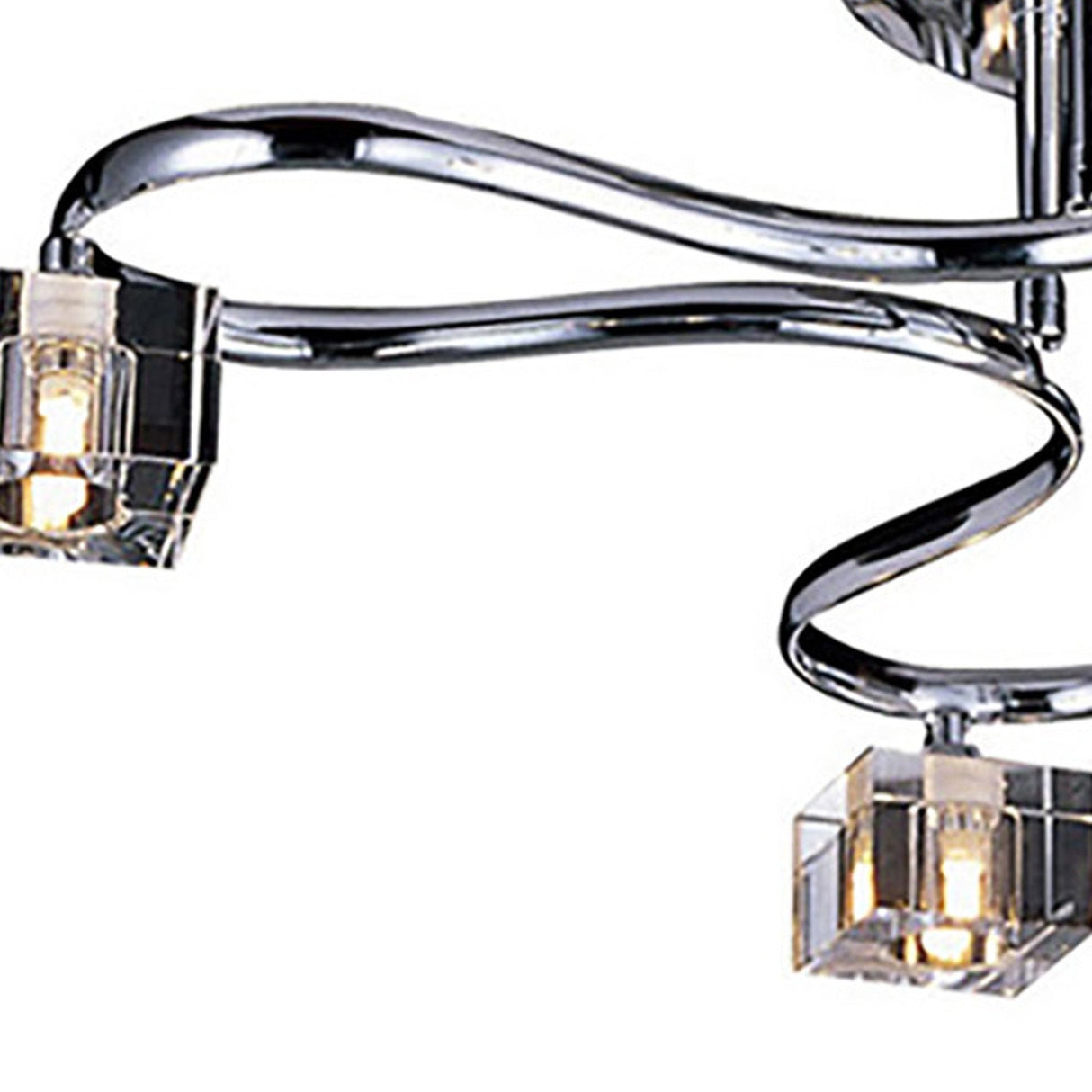 Sisco 4 Light Semi-Flush Ceiling Light – Polished Chrome