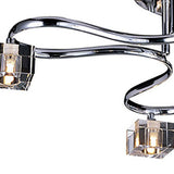 Sisco 4 Light Semi-Flush Ceiling Light – Polished Chrome