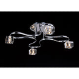 Sisco 4 Light Semi-Flush Ceiling Light – Polished Chrome