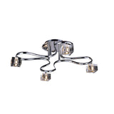 Sisco 4 Light Semi-Flush Ceiling Light – Polished Chrome