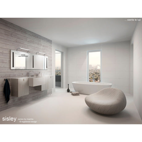 Sisley Outdoor LED Wall Light 6W 4000K - Chrome