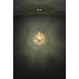 Skoura Pendant Light 30cm - Black & Brass
