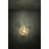 Skoura Pendant Light 50cm - Black & Brass