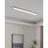 Slim LED Flush Ceiling Light 65cm - White