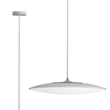 Slim 46cm Round LED Pendant Light 50W 3000K - White