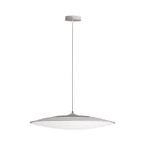 Slim 46cm Round LED Pendant Light 50W 4000K - White