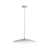 Slim 25cm Round LED Pendant Light 16W 3000K - White