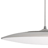 Slim 25cm Round LED Pendant Light 16W 4000K - White