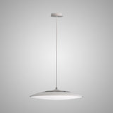 Slim 25cm Round LED Pendant Light 16W 4000K - White