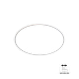Slim CCT LED Flush Ceiling Light 24W With Switch - White
