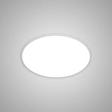 Slim CCT LED Flush Ceiling Light 24W With Switch - White