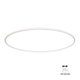 Slim CCT LED Flush Ceiling Light 50W With Switch - White