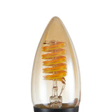 Smart Amber LED Candle Bulb E14 C35 4.9W CCT