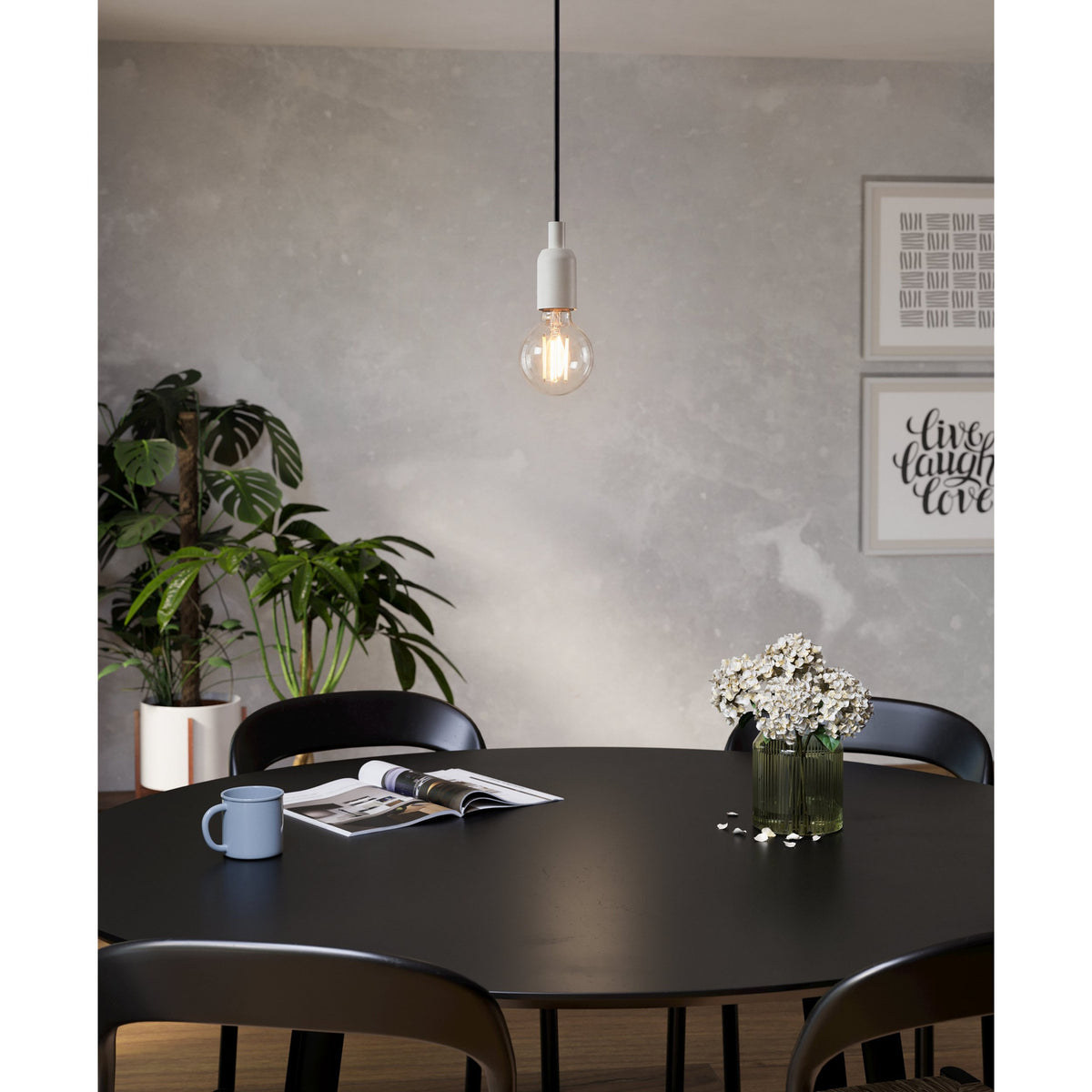 Smart Clear LED Globe Bulb E27 G80 8W CCT
