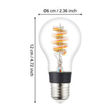 Smart Colour Changing LED GLS Bulb E27 A60 4.9W 400lm Warm White
