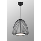 Smart 46cm LED Pendant Light 43W 3000K - Sand Black