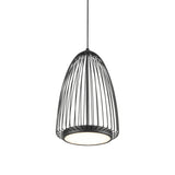Smart 22cm LED Pendant Light 20W 3000K - Sand Black