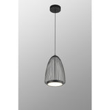 Smart 22cm LED Pendant Light 20W 3000K - Sand Black