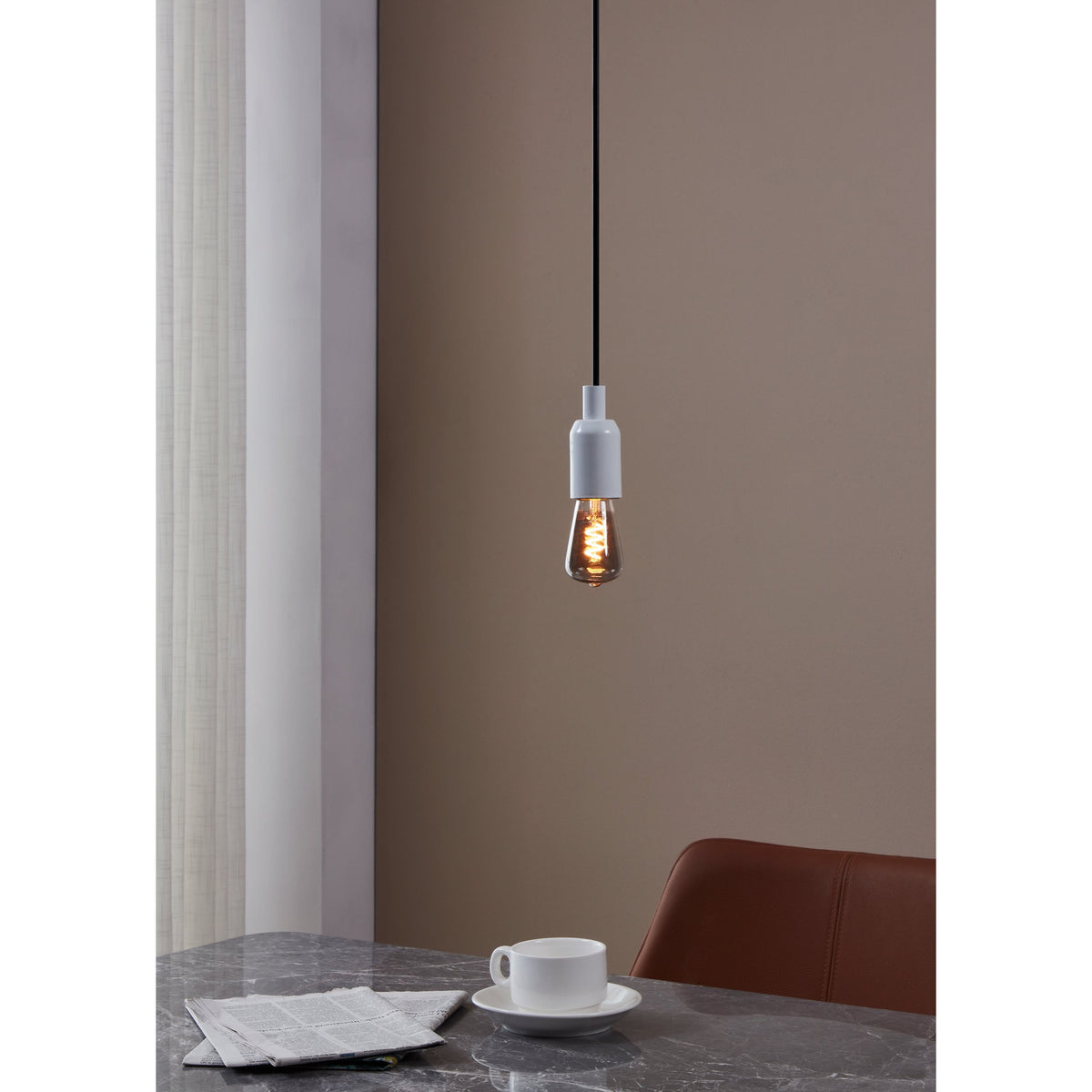 Smoked Dimmable LED Bulb E27 4W 100lm Warm White 4.8cm