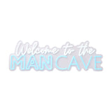 Welcome to the Man Cave Neon USB Wall Light-Up Decoration - Blue