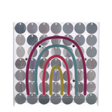 Rainbow Neon Wall or Mantel Sign Metal Light-Up Decoration