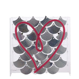 Neon Heart Sign Wall or Mantel Metal Light-Up Decoration - Pink
