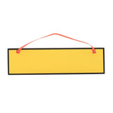 F Off Rectangular Hanging Wooden Plaque with Ribbon - Black