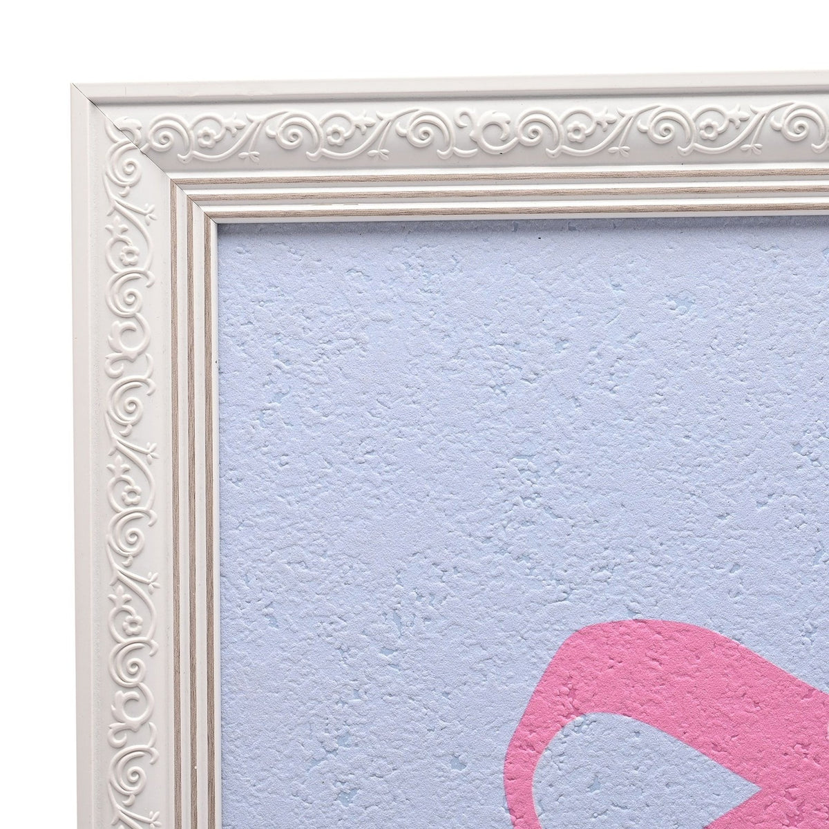 Disco Cherry and Bow Painting Ornate Framed Metal Wall Art