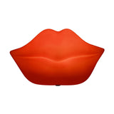 Lips Novelty USB Resin Table Lamp - Red