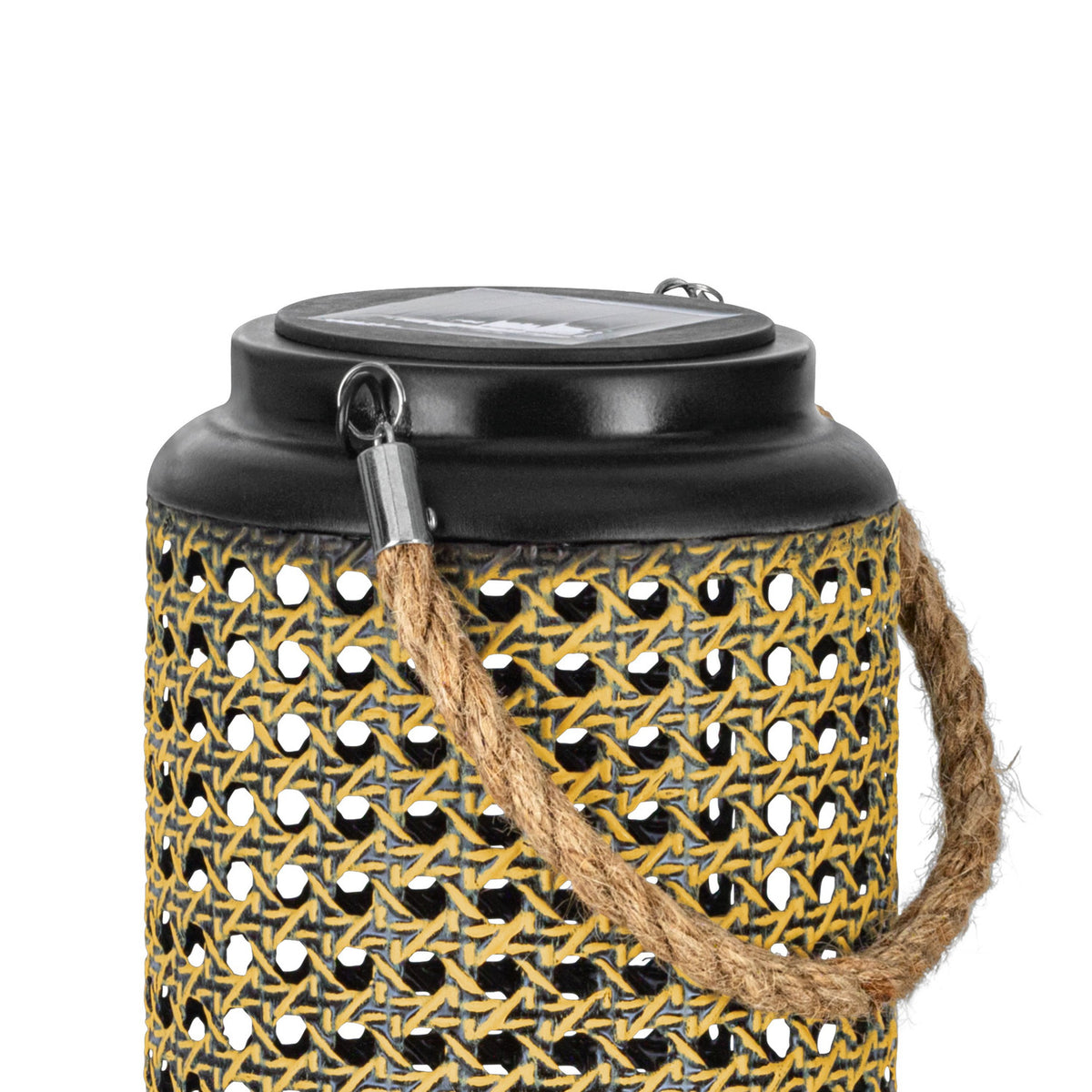 Solar Lantern - Brown & Black