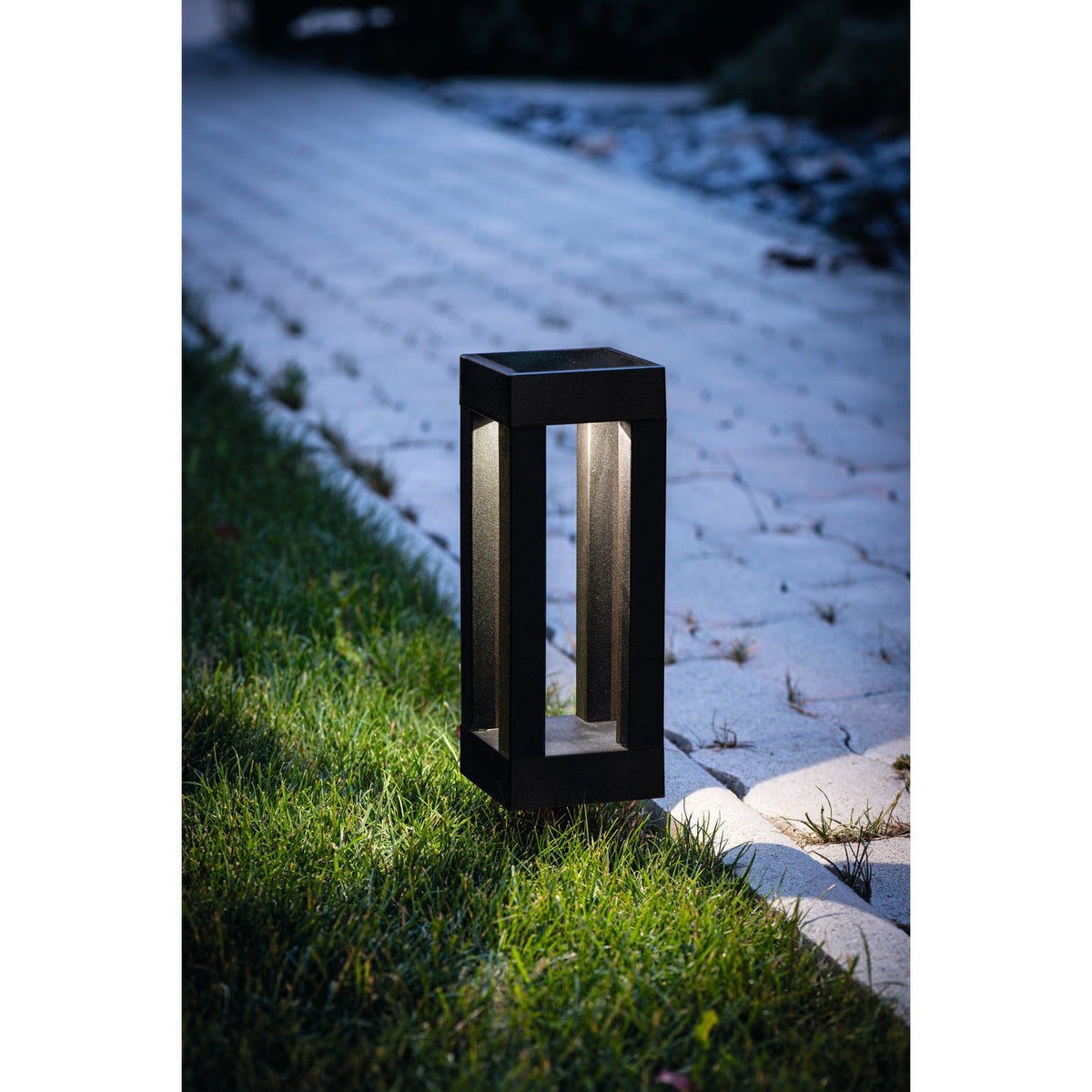 Solar Spike Light 25.5cm - Black