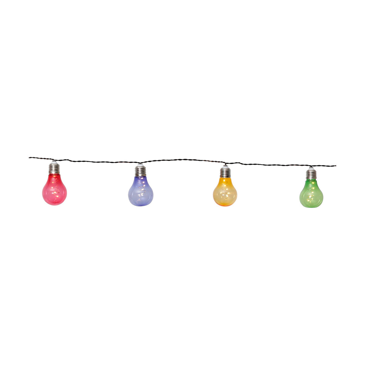 Solar String Lights 1.9m - Multicoloured