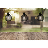Solar String Lights 3m - Black