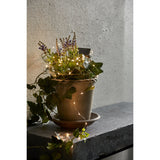 Solar String Lights 5m - Black & Clear