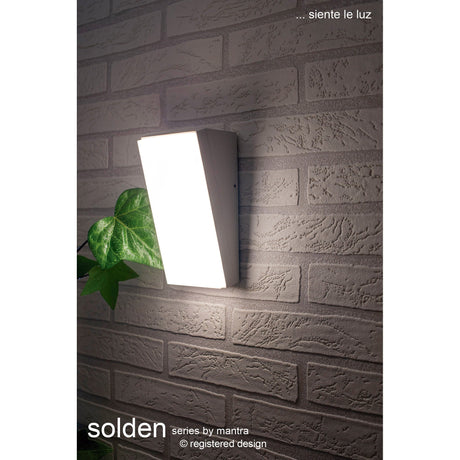 Solden Vertical Outdoor LED Wall Light 9W 3000K - White