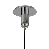 Sonata 29cm 1 Light Pendant Light - Polished Chrome & Graphite